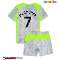 Otroške Nogometnih dresov Manchester City Omar Marmoush #7 Tretji 2025-26 Kratki rokavi (+ hlače)